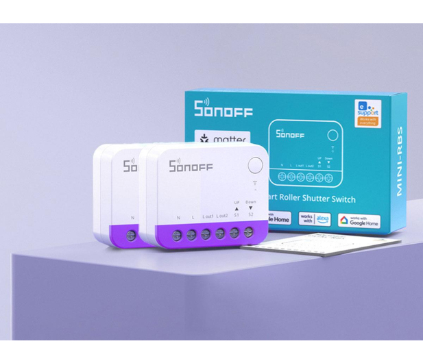 Sonoff Smart mini przełącznik do rolet WiFi MINI-RBS (2 szt.) - 1489948 - zdjęcie 7